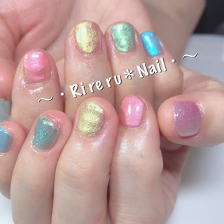 キャンディパウダーのネイルデザイン ネイルブック