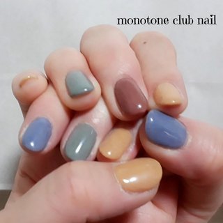 カラフル ペディキュア セルフネイルのネイルデザイン ネイルブック