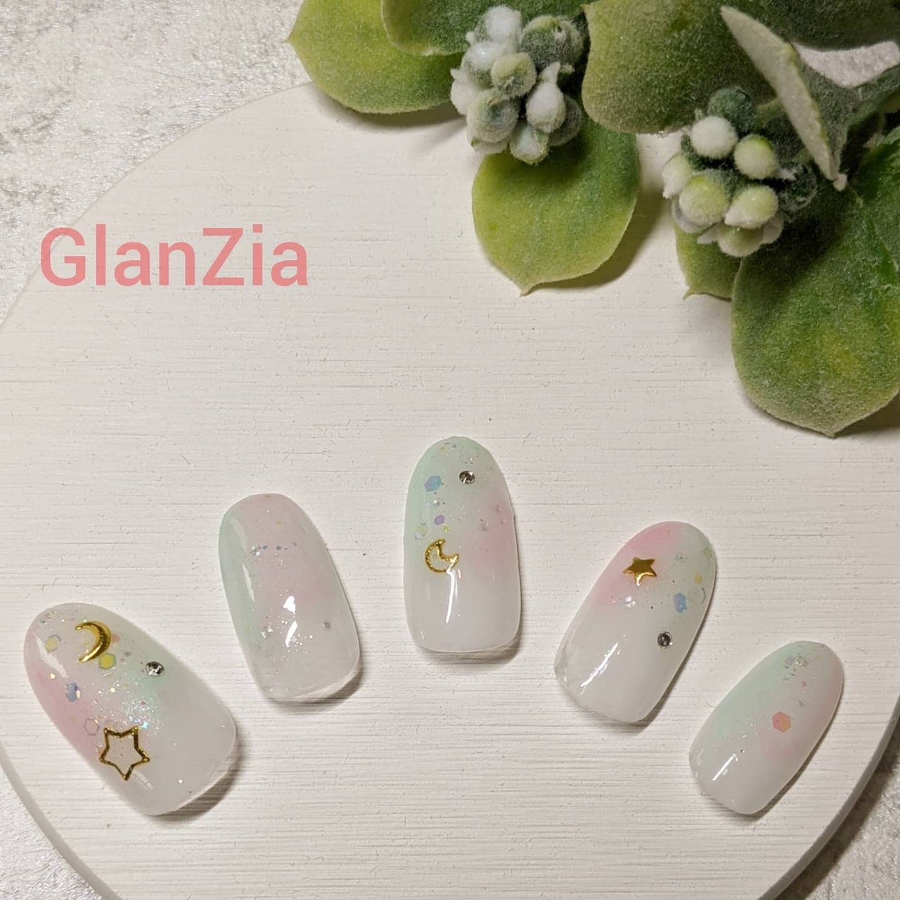 オールシーズン 七夕 オフィス パーティー ハンド Glanzia ｸﾞﾗﾝﾂｨｱ 南流山駅前6分nail Facialのネイル デザイン No ネイルブック