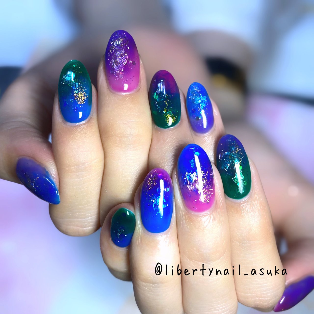 夏 オールシーズン 海 リゾート ハンド Asukanailのネイルデザイン No ネイルブック