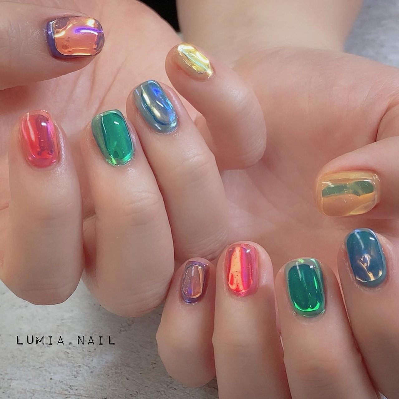 夏 梅雨 七夕 ハンド シンプル Lumia Nailのネイルデザイン No ネイルブック