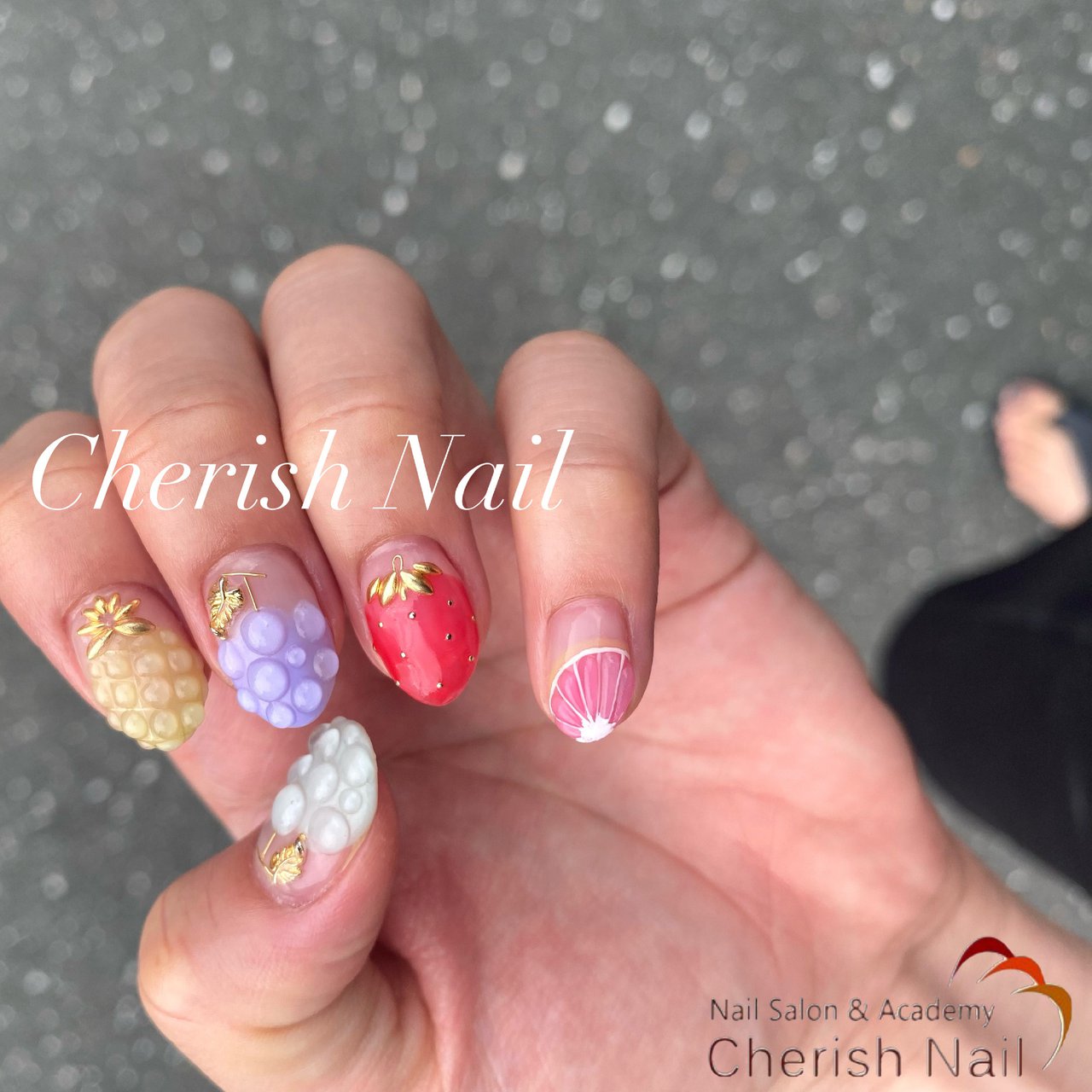夏 ライブ 女子会 ハンド キャラクター 豊橋 Cherish Nail チェリッシュネイル のネイルデザイン No ネイル ブック