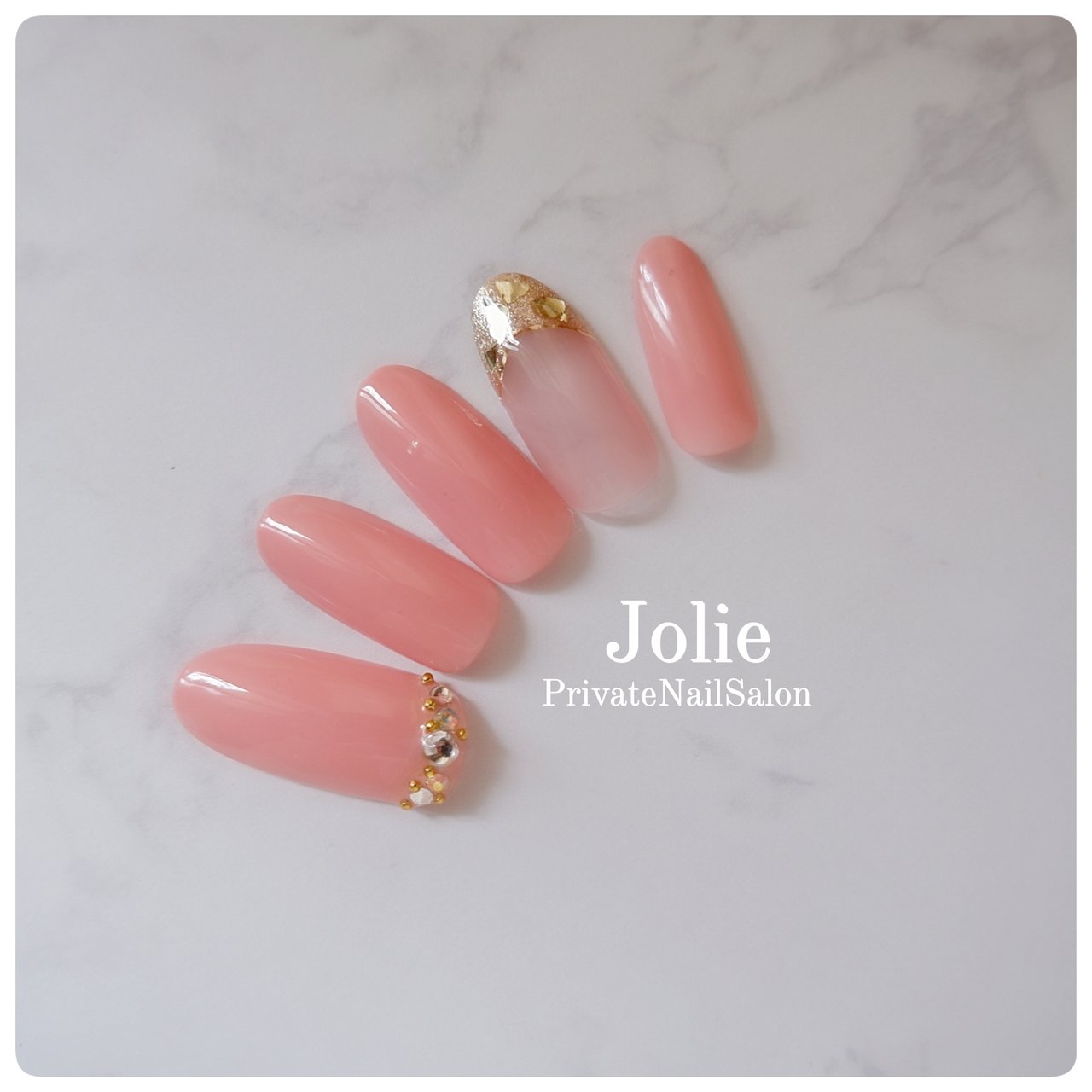 オールシーズン オフィス ブライダル パーティー ハンド Jolieのネイルデザイン No ネイルブック