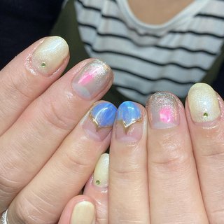 キャンディパウダーのネイルデザイン ネイルブック