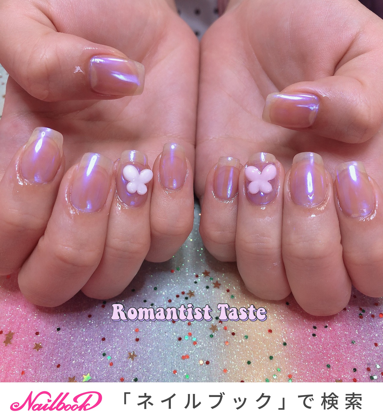 クリア ワンポイントのネイルデザイン ネイルブック
