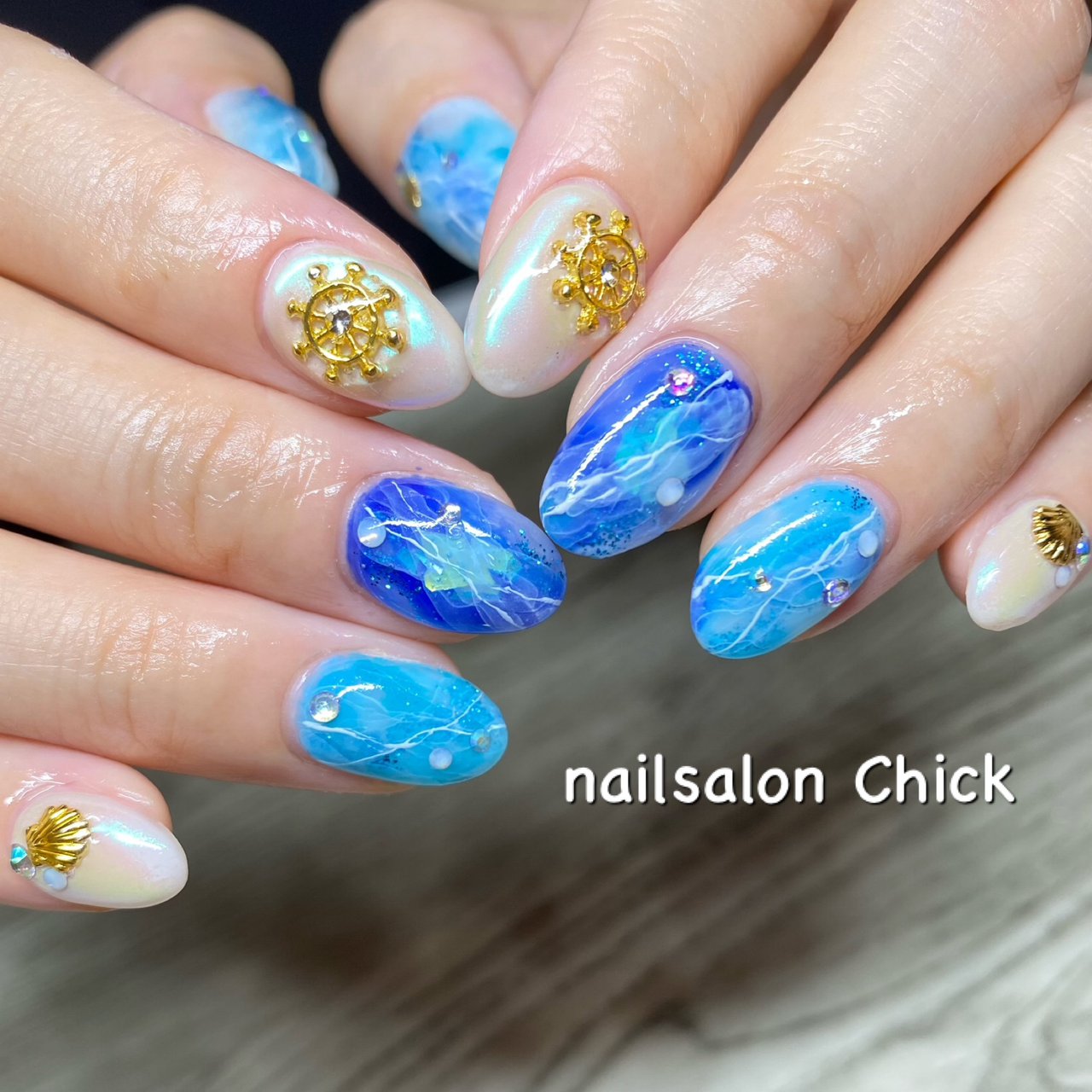 夏 旅行 リゾート ハンド ベージュ Nailsalonchick ネイルサロンチック のネイルデザイン No ネイルブック