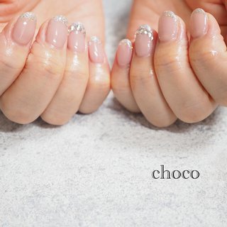 ワンカラー フレンチのネイルデザイン ネイルブック