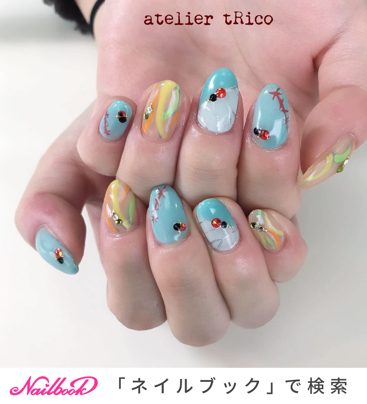 atelier_tRicoのネイルデザイン[No.6480296]｜ネイルブック