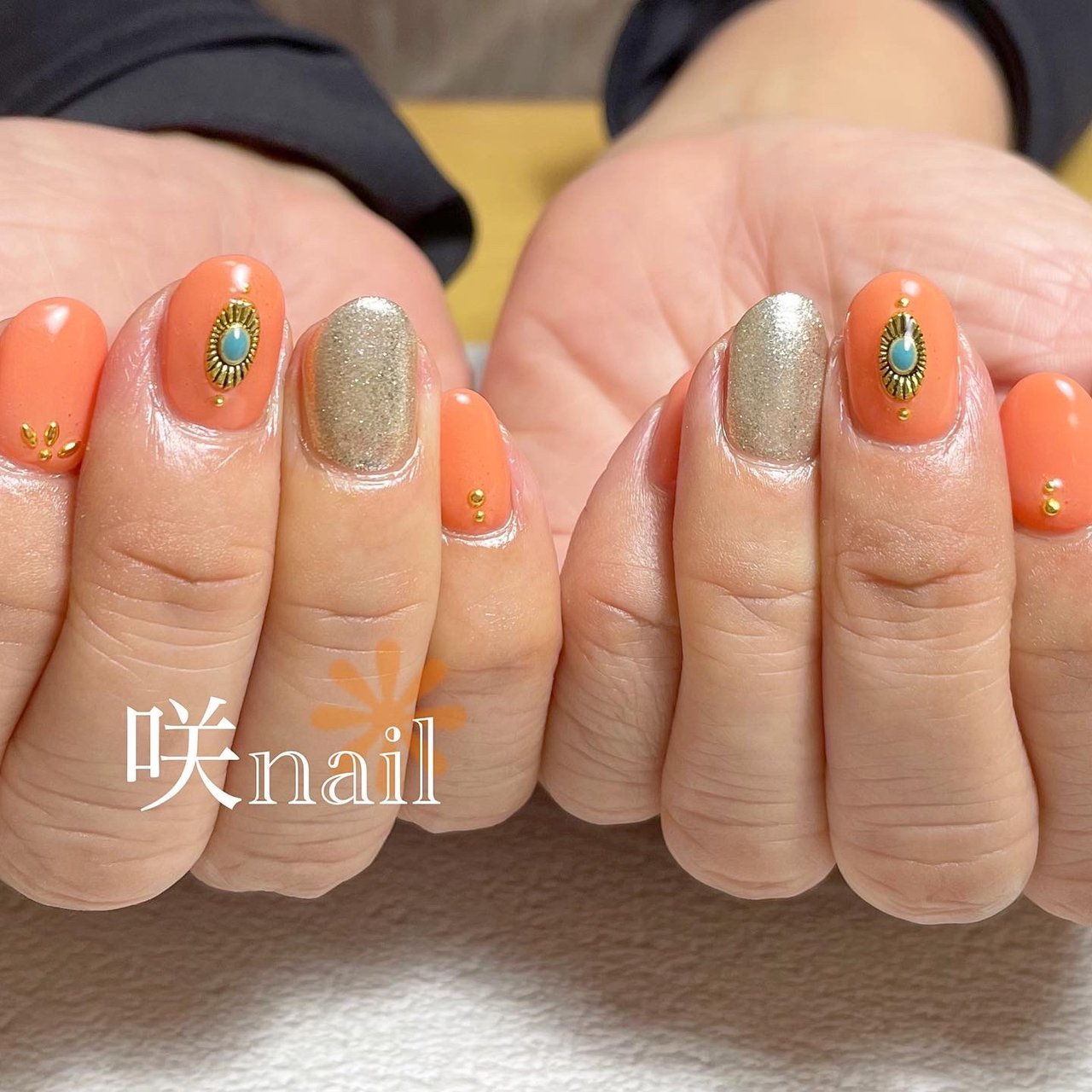 夏 海 リゾート 女子会 ハンド 咲nail サキネイル のネイルデザイン No ネイルブック