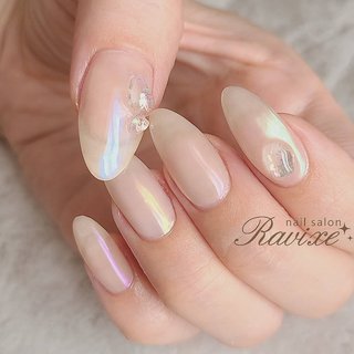 人気順 クリアストーンネイルのネイルデザイン ネイルブック