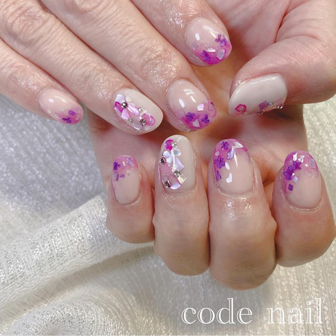 春 夏 梅雨 デート ハンド Code Nail Gifu コードネイルのネイルデザイン No ネイルブック