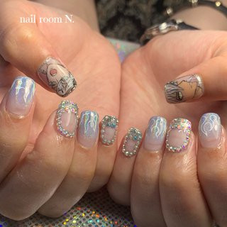 22年 新着順 痛ネイル スワロ囲みのネイルデザイン ネイルブック