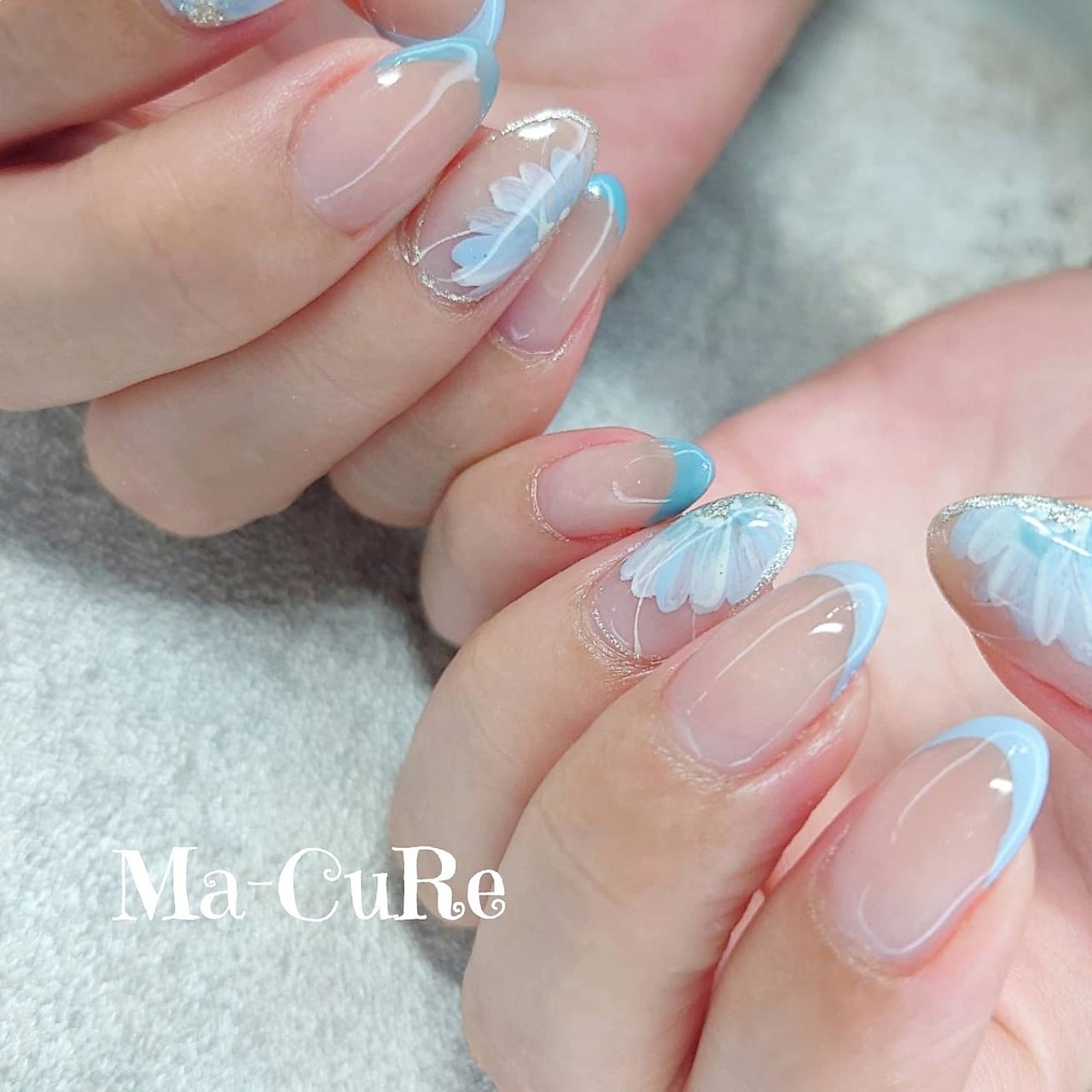 春 夏 オフィス 女子会 ハンド 𝑴𝒂 𝑪𝒖𝑹𝒆 ﾏｰｷｭｱ のネイルデザイン No ネイルブック