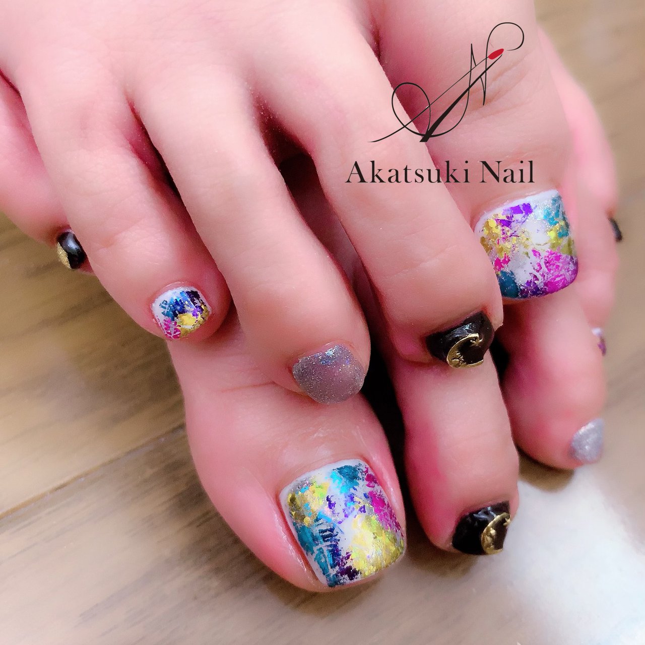 夏 海 リゾート 浴衣 フット Akatsuki Nailのネイルデザイン No ネイルブック