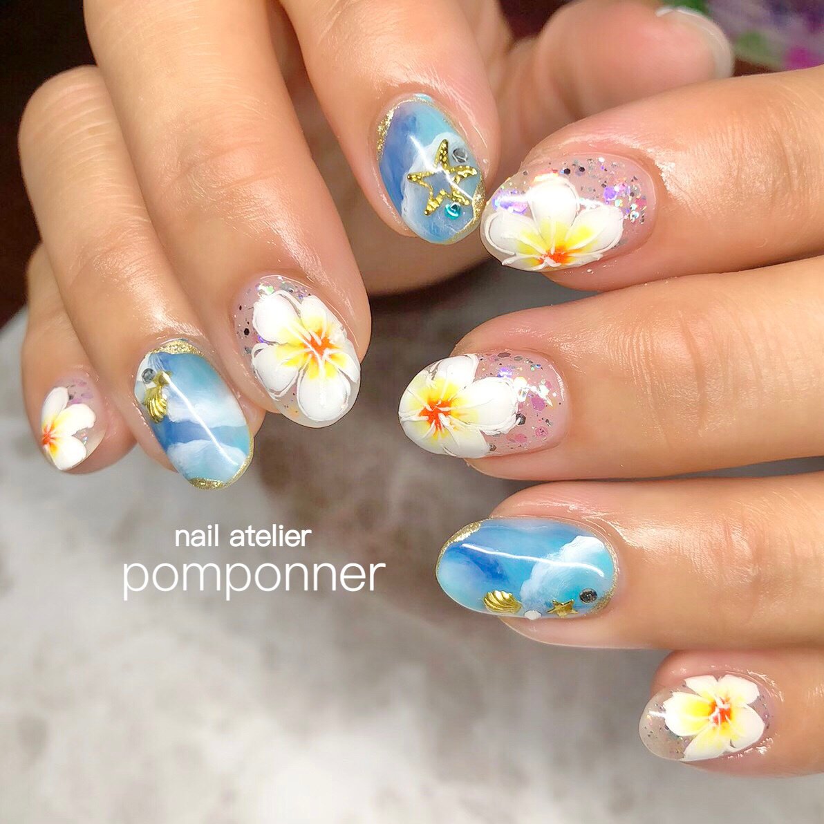 Nailatelier Pomponner ネイルアトリエ ポンポネのネイルデザイン No ネイルブック