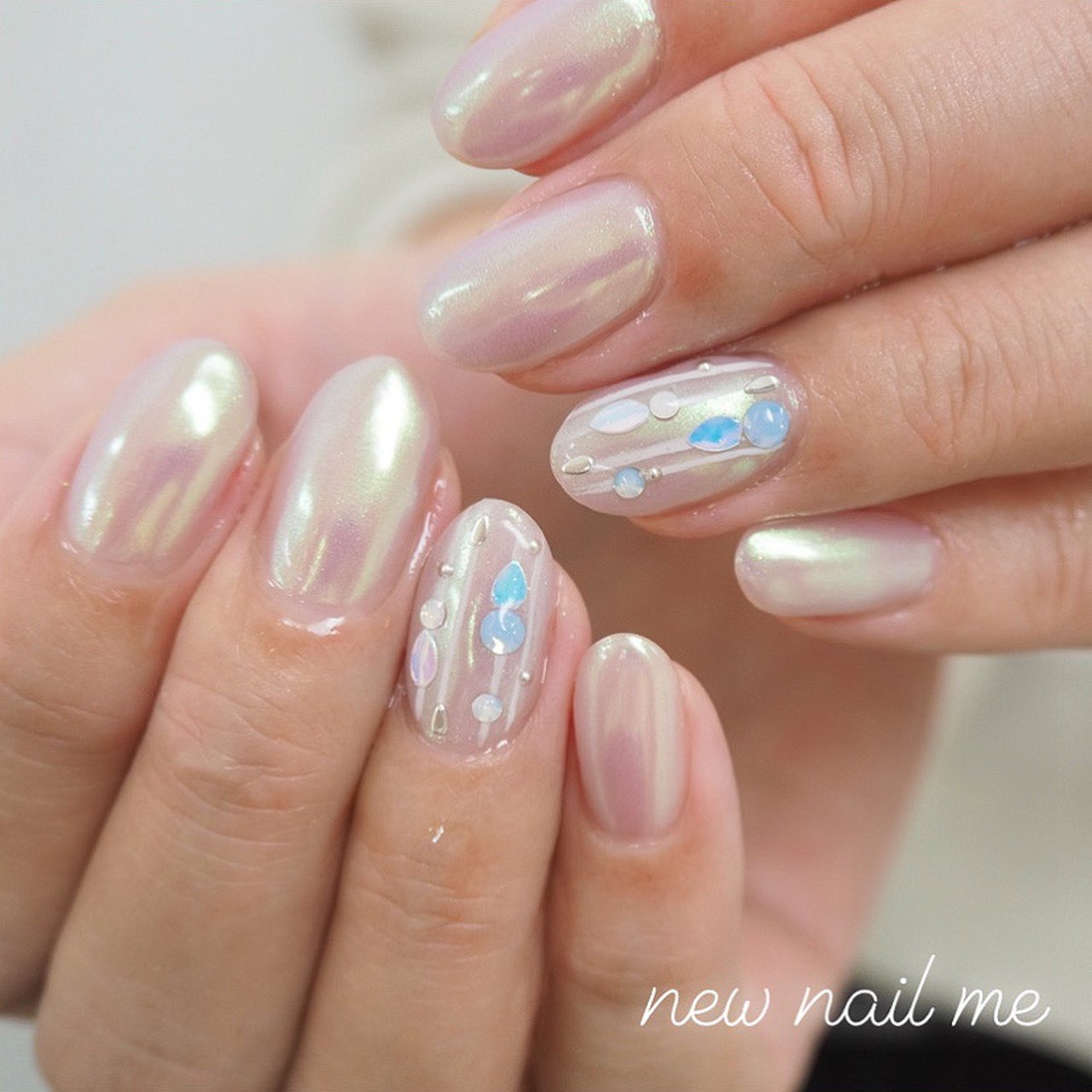 梅雨 オフィス 女子会 ハンド シンプル New Nail Me ニューネイルミー 江田ももこのネイルデザイン No ネイル ブック