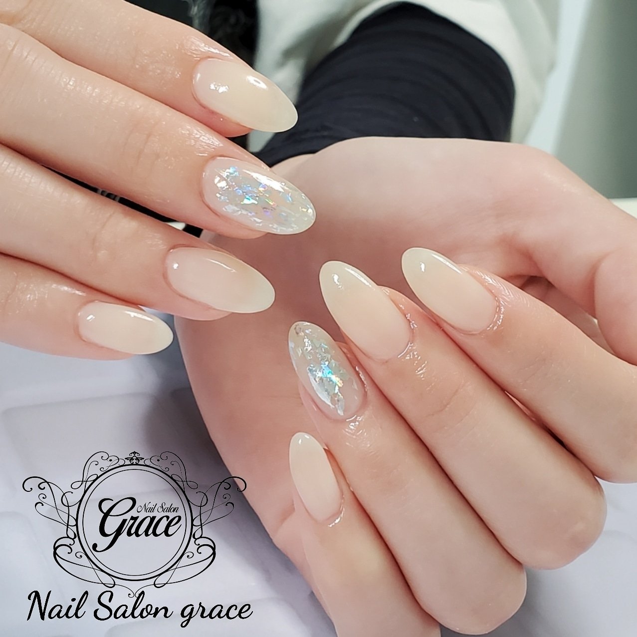 夏 オールシーズン オフィス ハンド ワンカラー 高松市 Grace グレイス のネイルデザイン No ネイルブック