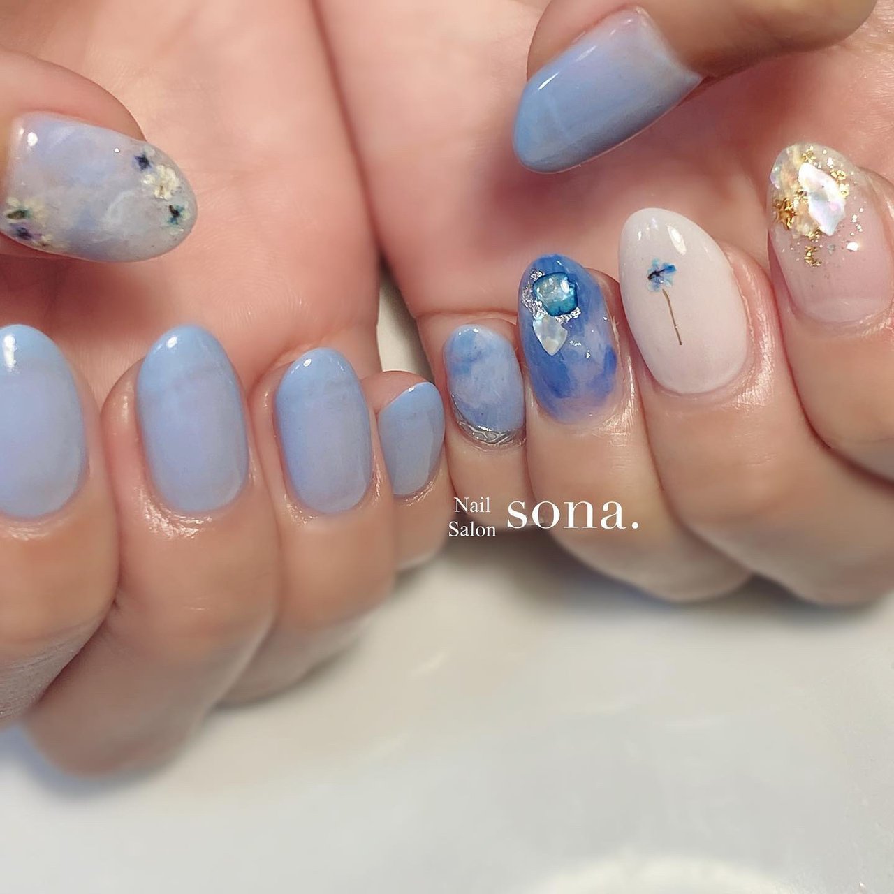 春 夏 オフィス ブライダル ハンド Sona ソナ のネイルデザイン No ネイルブック