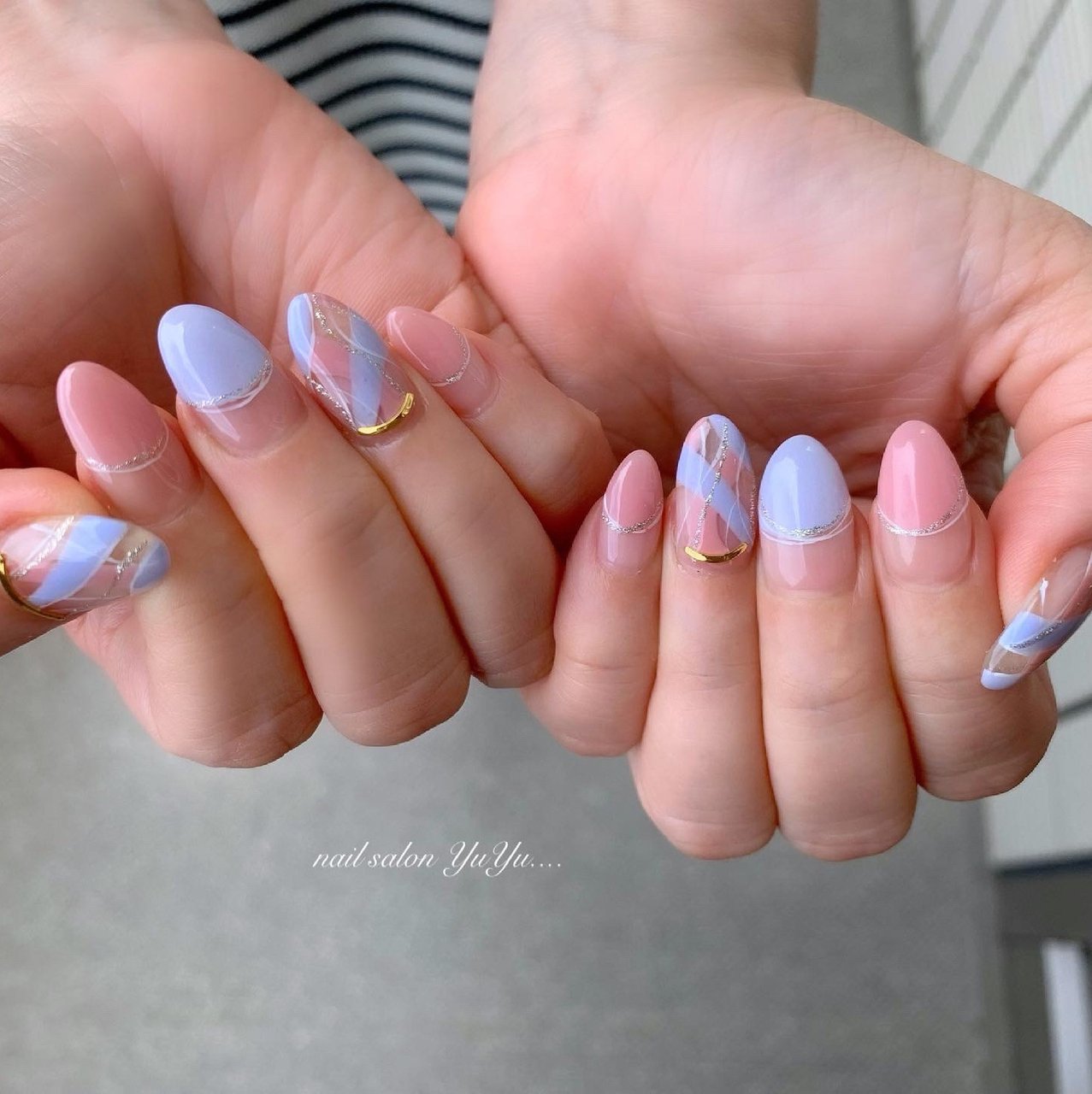 春 夏 梅雨 パーティー ハンド Nail Salon Yuyuのネイルデザイン No ネイルブック