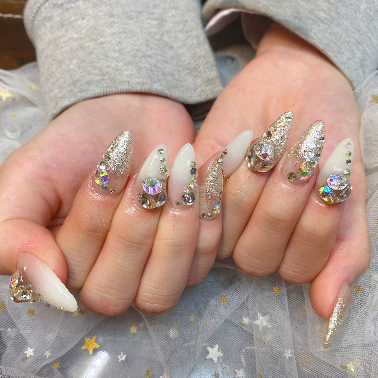 ホワイト シルバー パンダ Nail 川崎のネイルデザイン No ネイルブック