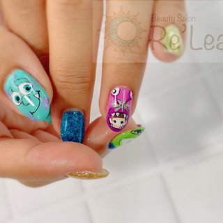 モンスターズインクのネイルデザイン ネイルブック