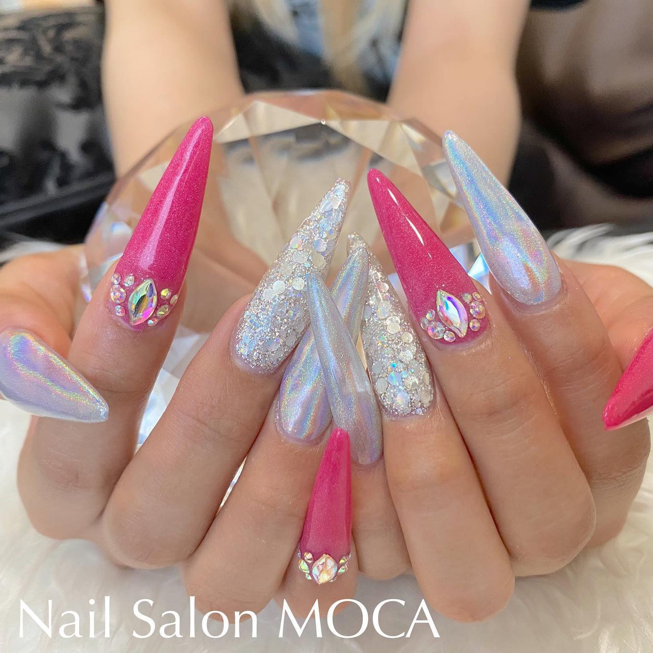 オールシーズン リゾート ブライダル パーティー ハンド Nail Salon Mocaのネイルデザイン No ネイルブック