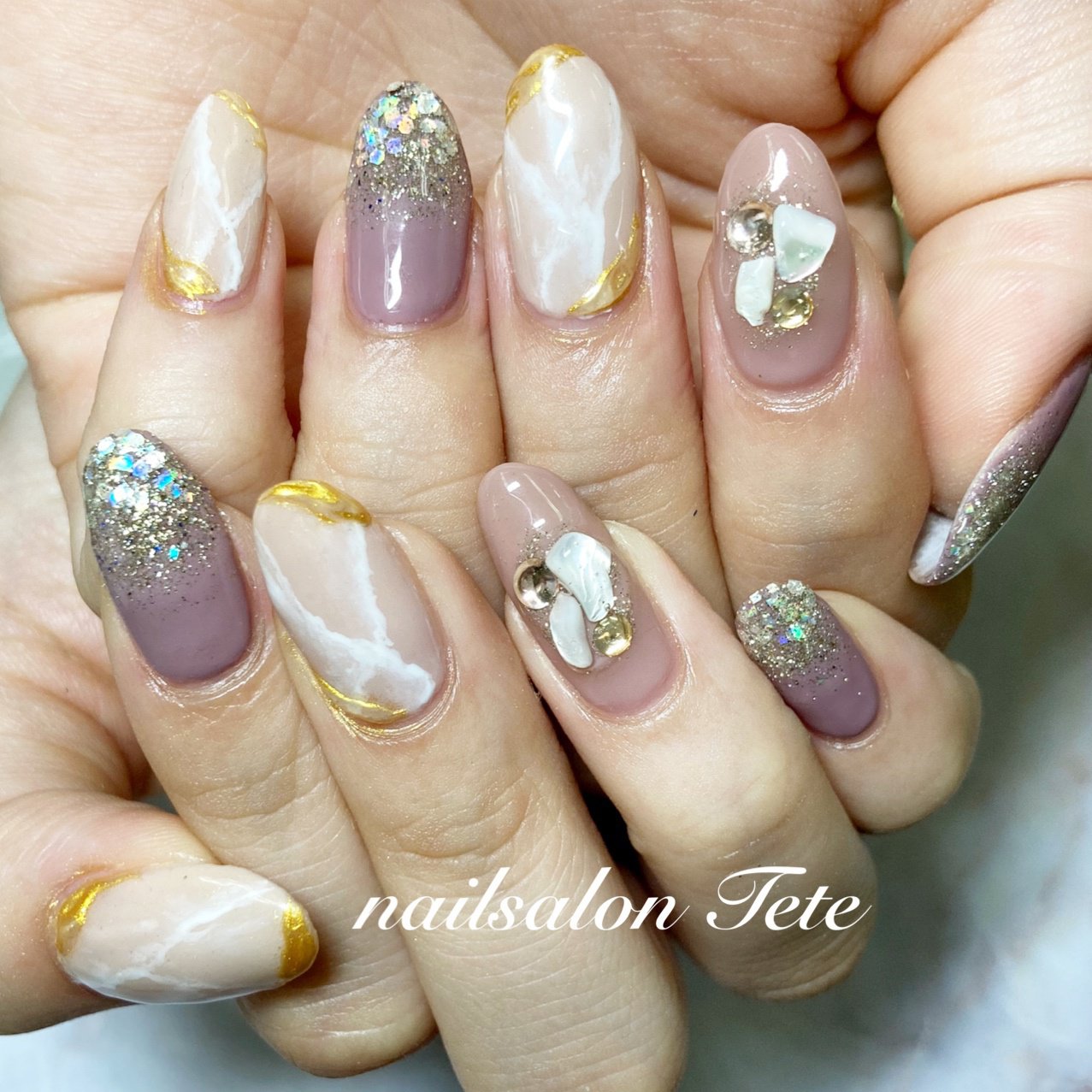 夏 オールシーズン 海 リゾート ハンド Nailtete 駅前店のネイルデザイン No ネイルブック