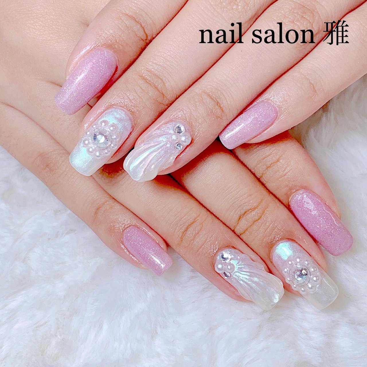 夏 オールシーズン 海 浴衣 ハンド Nail Salon School 雅のネイルデザイン No ネイルブック
