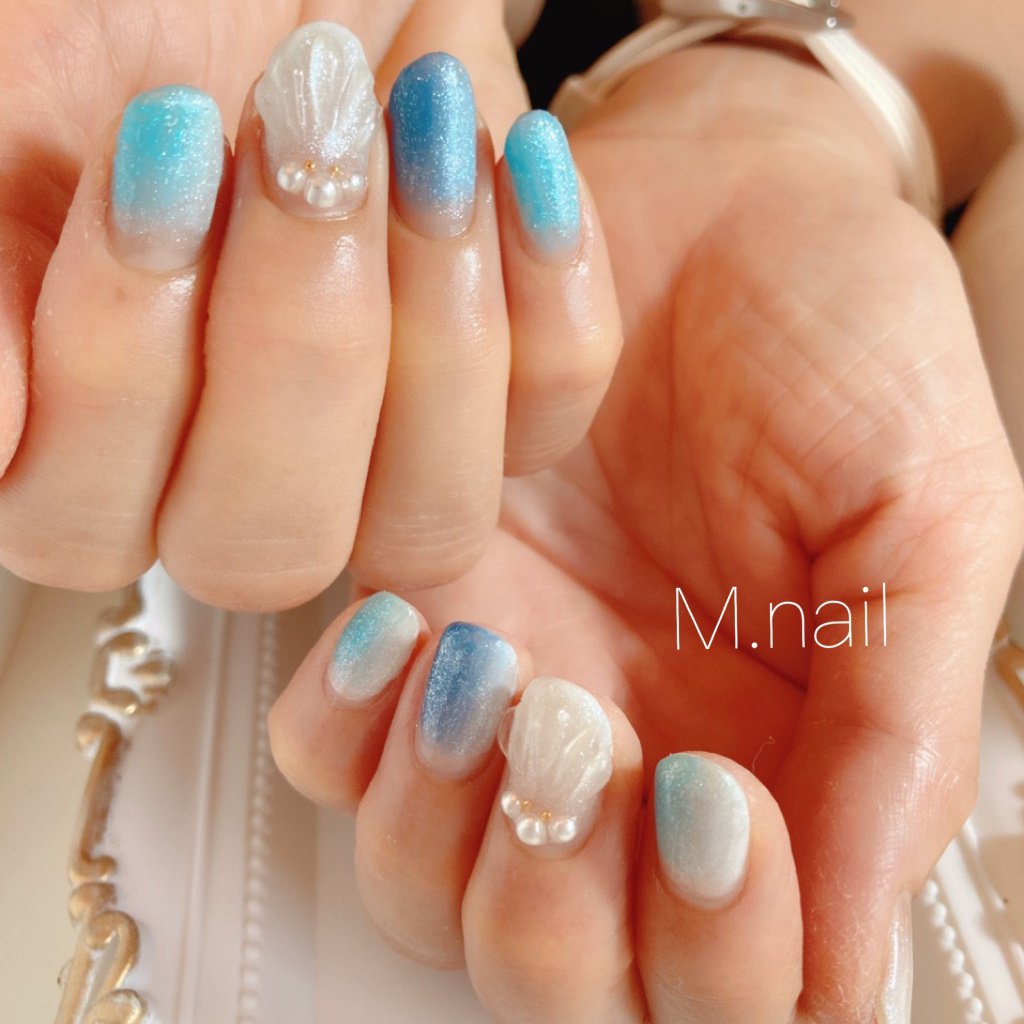 夏 海 デート 女子会 ハンド Nail1212nail1212のネイルデザイン No ネイルブック