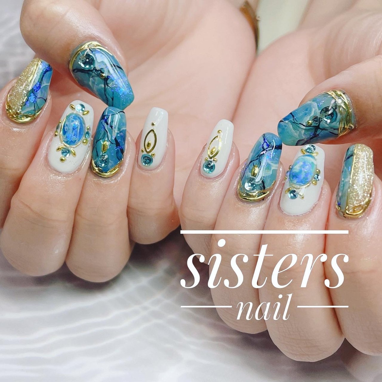 夏 海 リゾート パーティー ハンド Nailist Kazumiのネイルデザイン No ネイルブック