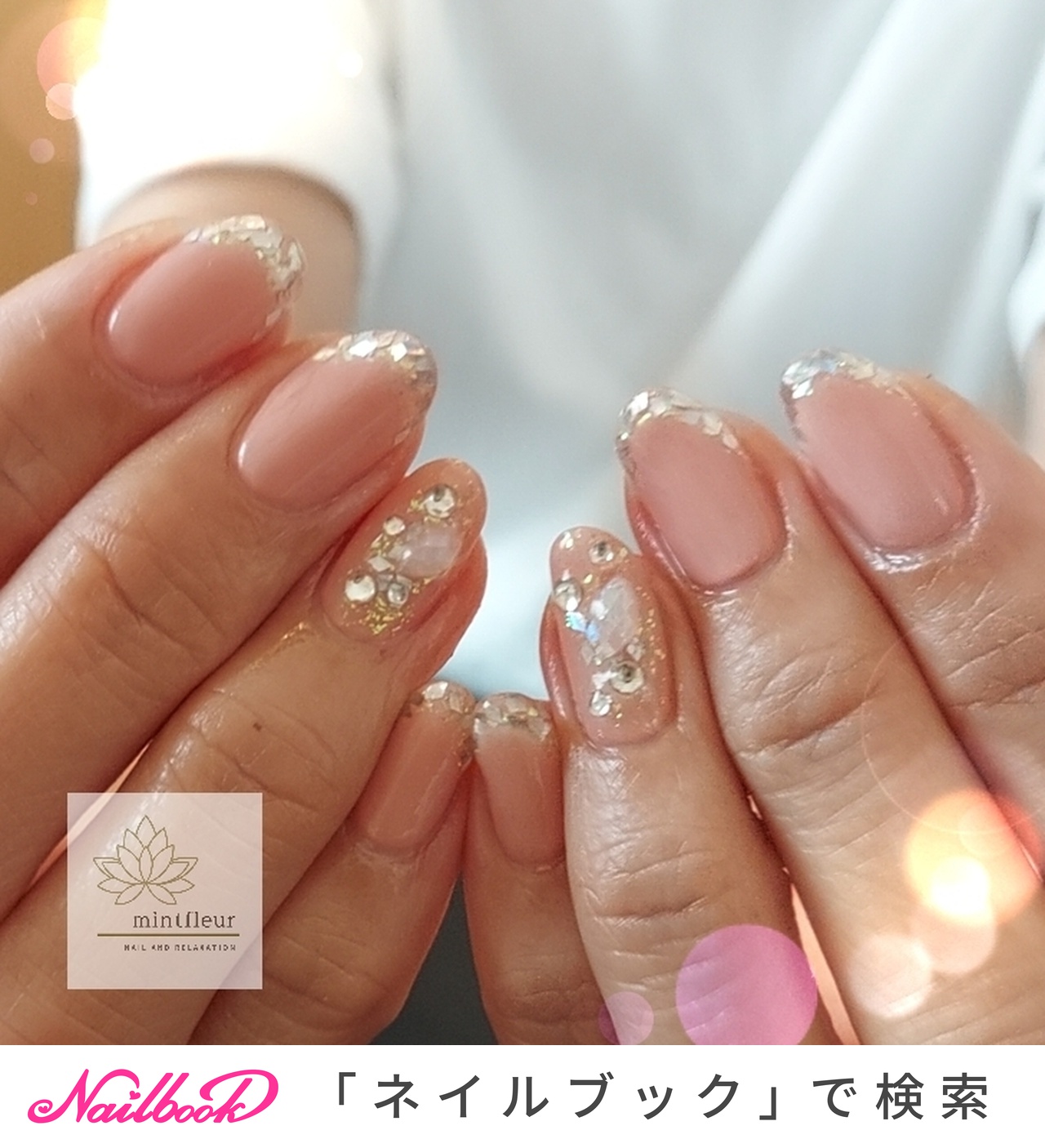 21年 新着順 ピンク シルバーのネイルデザイン ネイルブック