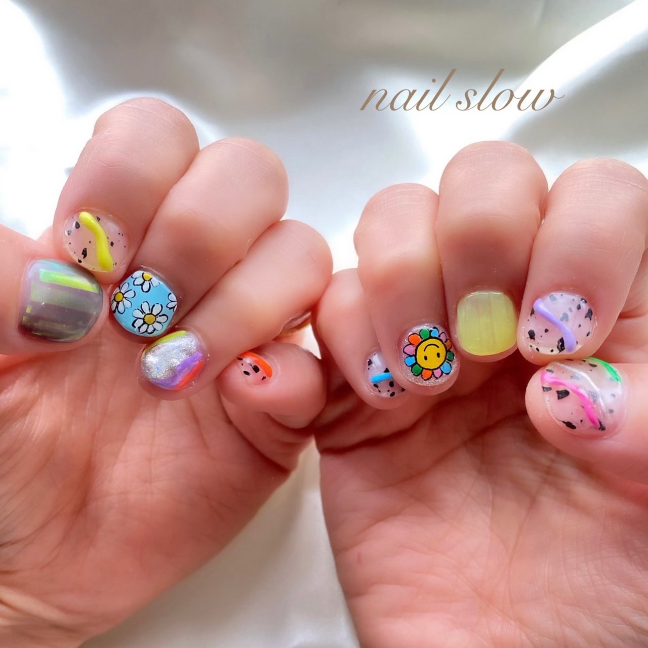 オールシーズン 旅行 リゾート 浴衣 ハンド Slow Nailのネイルデザイン No ネイルブック