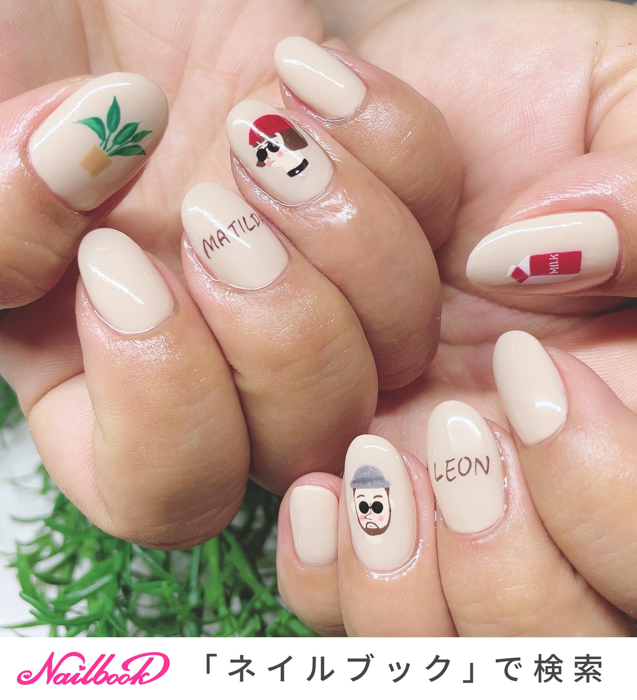 オールシーズン/ハンド/痛ネイル/キャラクター/ミディアム - NICHI