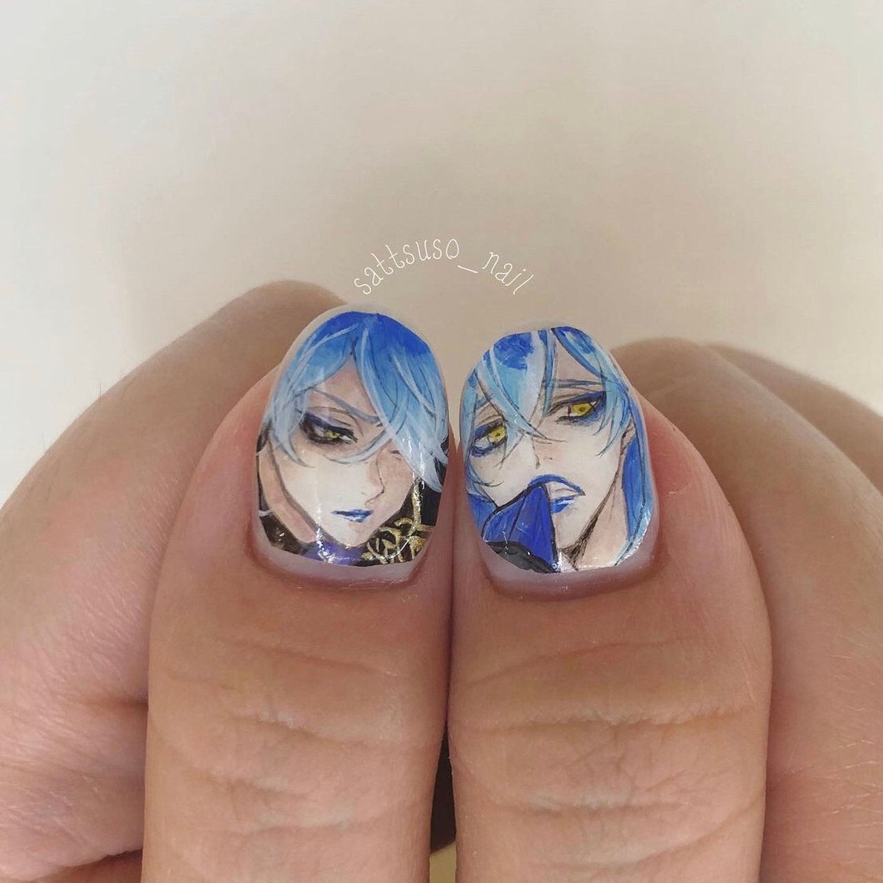 ハンド 痛ネイル キャラクター Sattsuso Nailのネイルデザイン No ネイルブック
