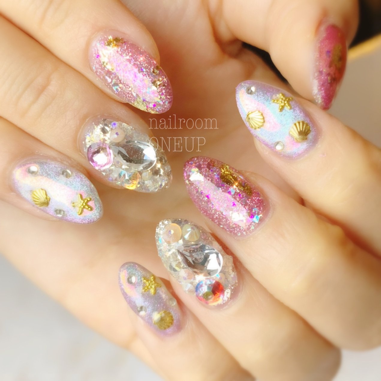 夏 七夕 海 リゾート ハンド Nail Room One Upのネイルデザイン No ネイルブック