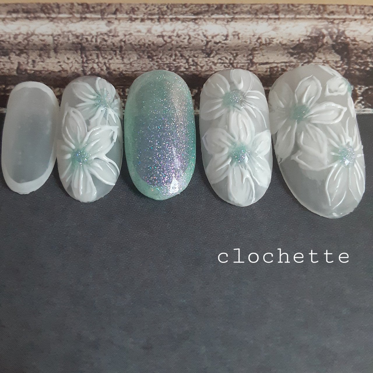 夏 リゾート ハンド ワンカラー シースルー 爪を育むネイルサロン Clochette クロシェット のネイルデザイン No ネイルブック