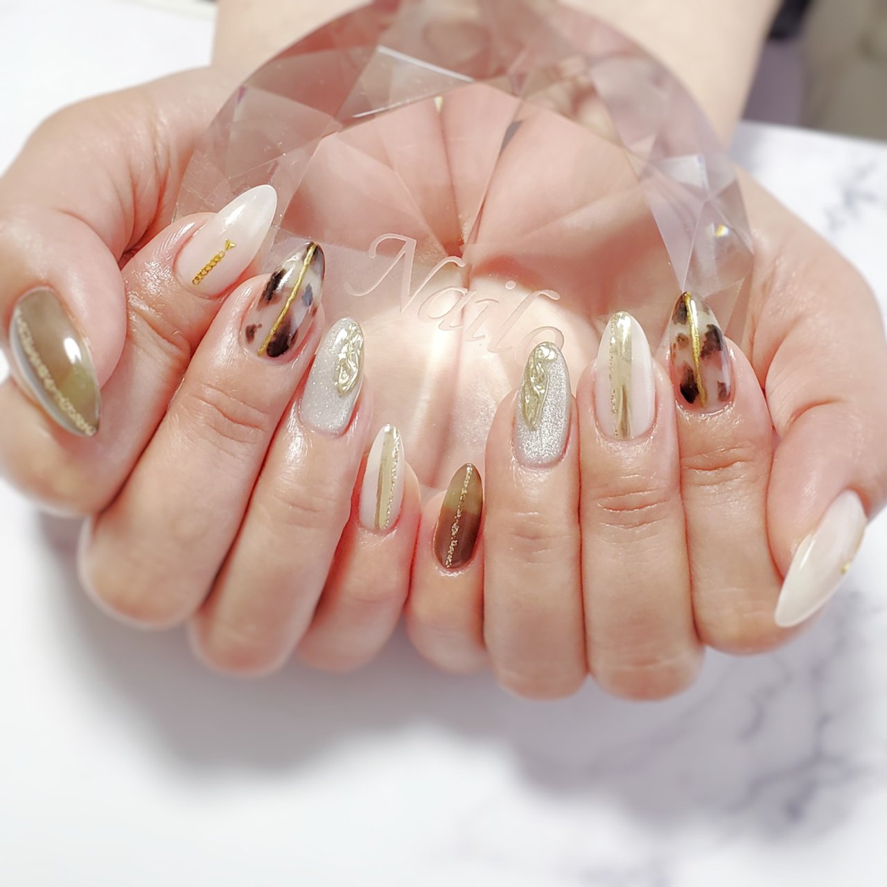 夏 秋 オールシーズン 女子会 アニマル柄 Nailsalon Nailoのネイルデザイン No ネイルブック