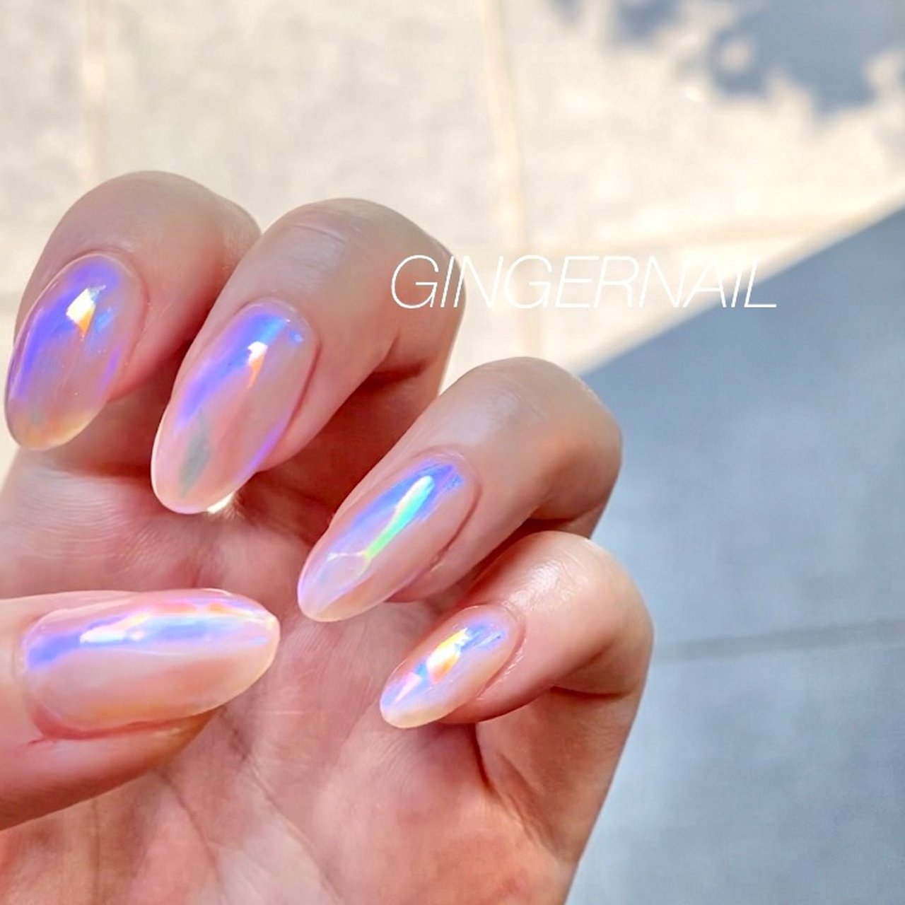 夏 リゾート オフィス ブライダル ハンド Ginger Nail 代々木 ジンジャーネイルのネイルデザイン No ネイルブック