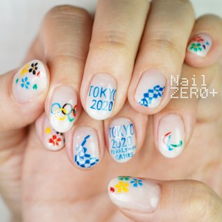 人気順 東京オリンピックのネイルデザイン ネイルブック