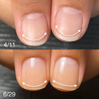 爪の凹凸のネイルデザイン ネイルブック