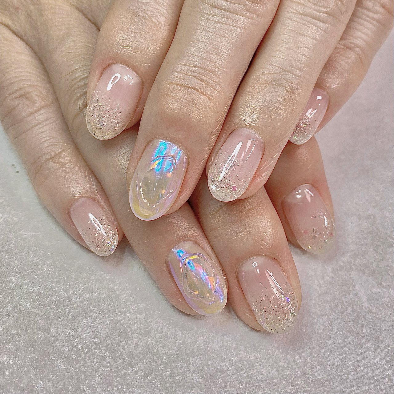 夏 オフィス ブライダル パーティー ハンド Nail 19 Inc イチキューハチハチ のネイルデザイン No ネイル ブック