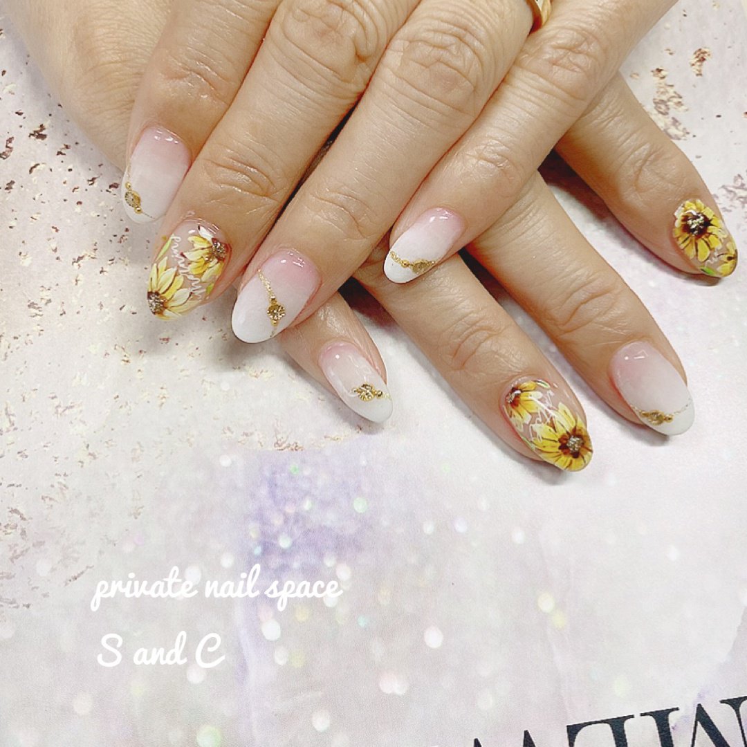 夏 旅行 海 リゾート ハンド Private Nail Space S And Cのネイルデザイン No ネイルブック