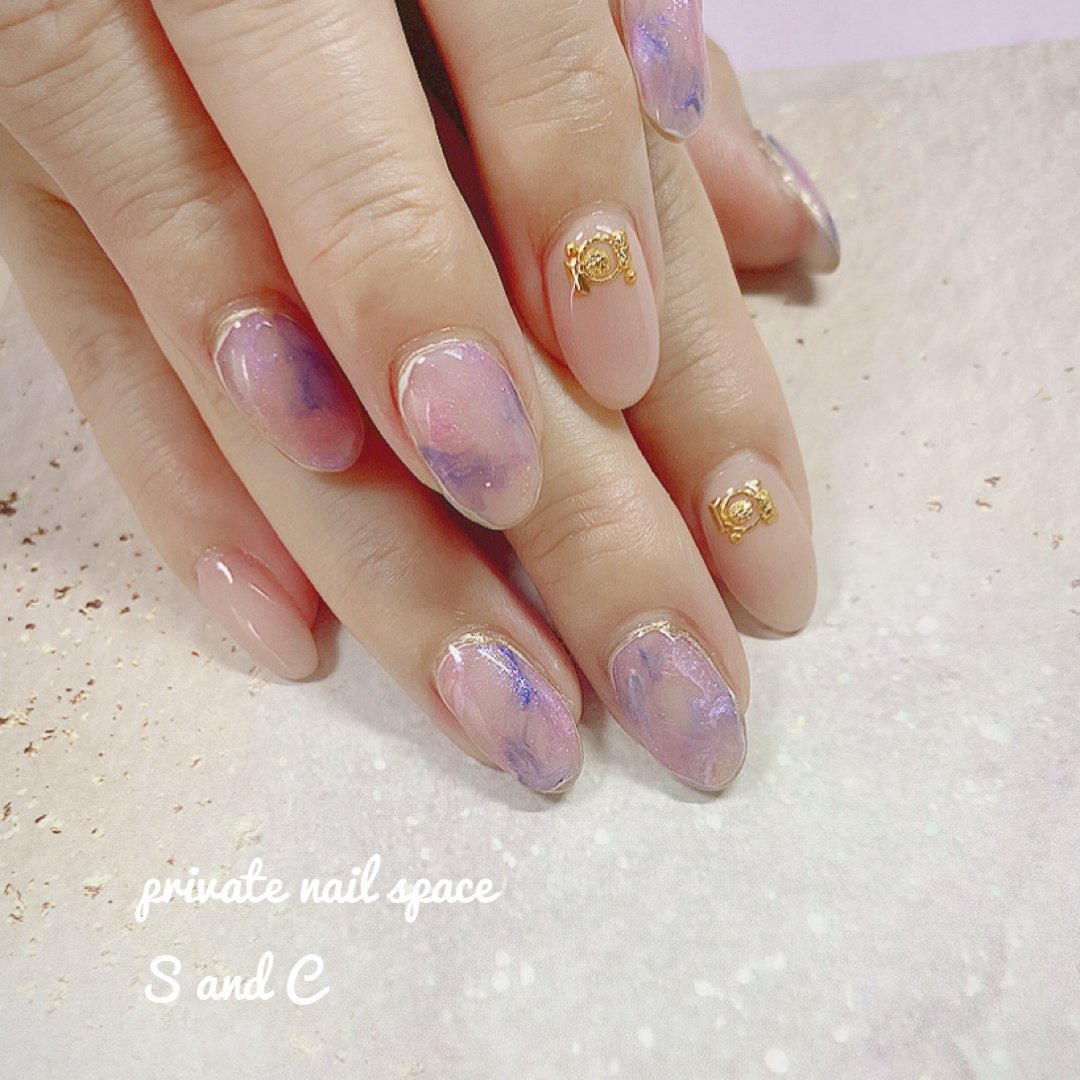 オールシーズン 旅行 女子会 ハンド ワンカラー Private Nail Space S And Cのネイルデザイン No ネイルブック