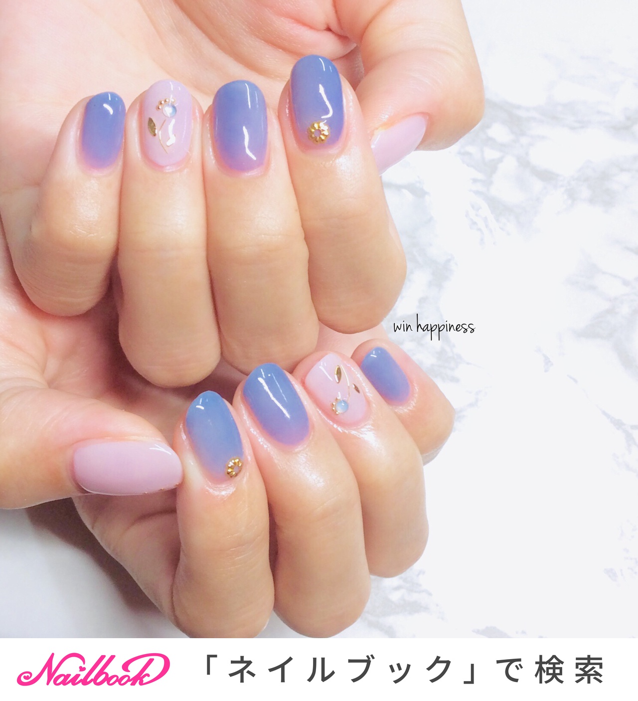 すずらんネイルのネイルデザイン ネイルブック