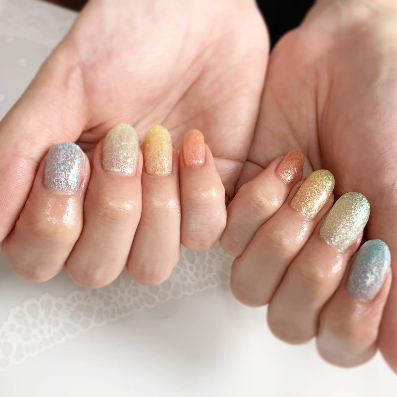 夏 シンプル ラメ トロピカル イエロー Nailroom Chocoのネイルデザイン No ネイルブック