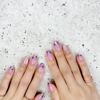 蝶々パーツのネイルデザイン ネイルブック