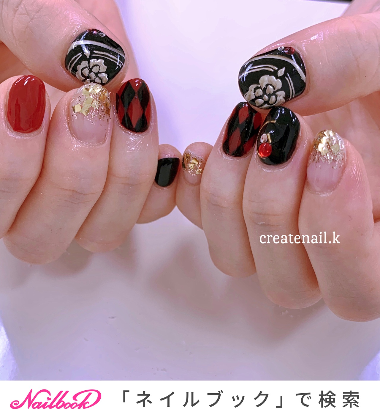 加州清光のネイルデザイン ネイルブック