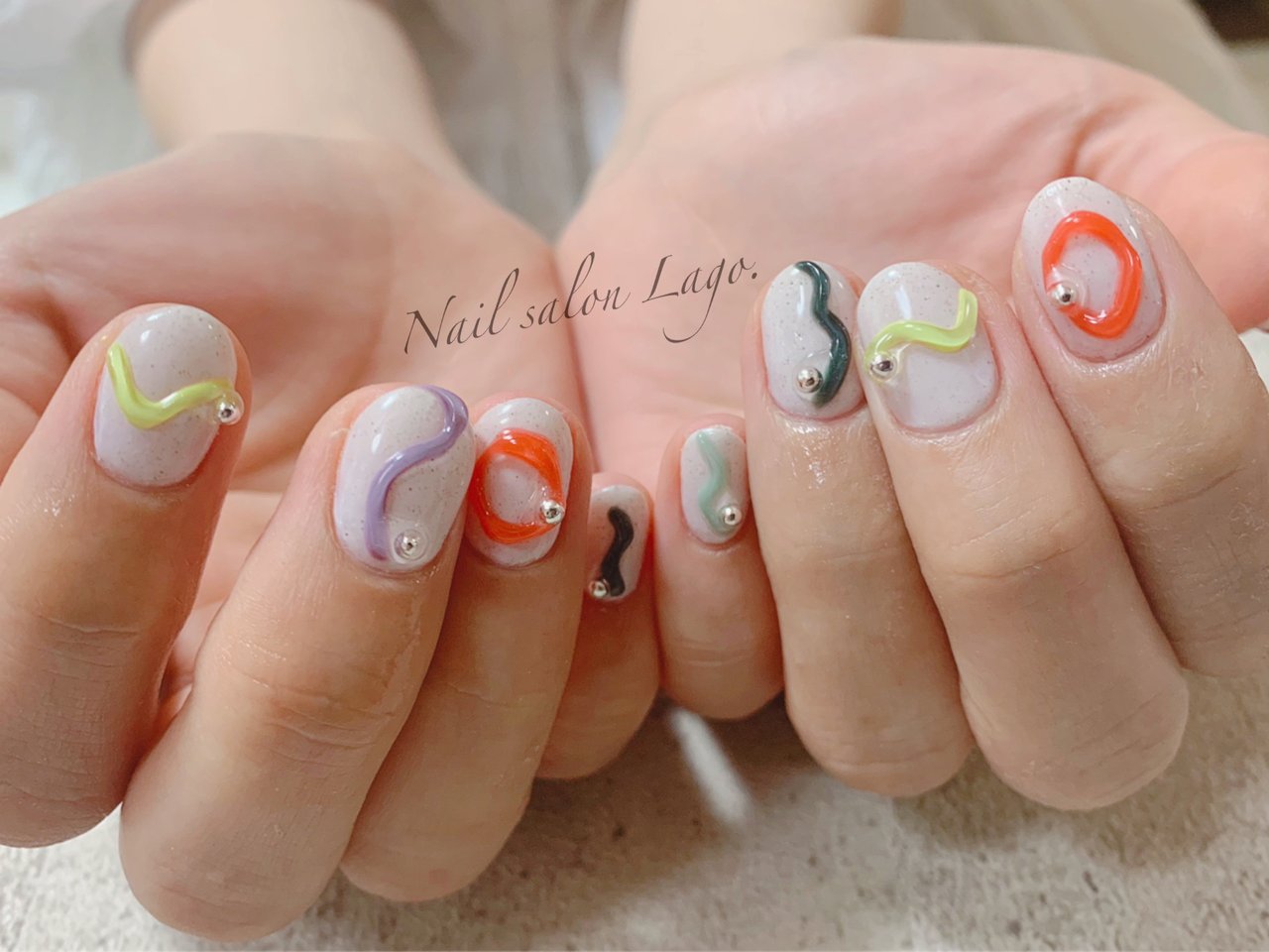 オールシーズン 梅雨 海 リゾート ハンド Nailsalonlagoのネイルデザイン No ネイルブック