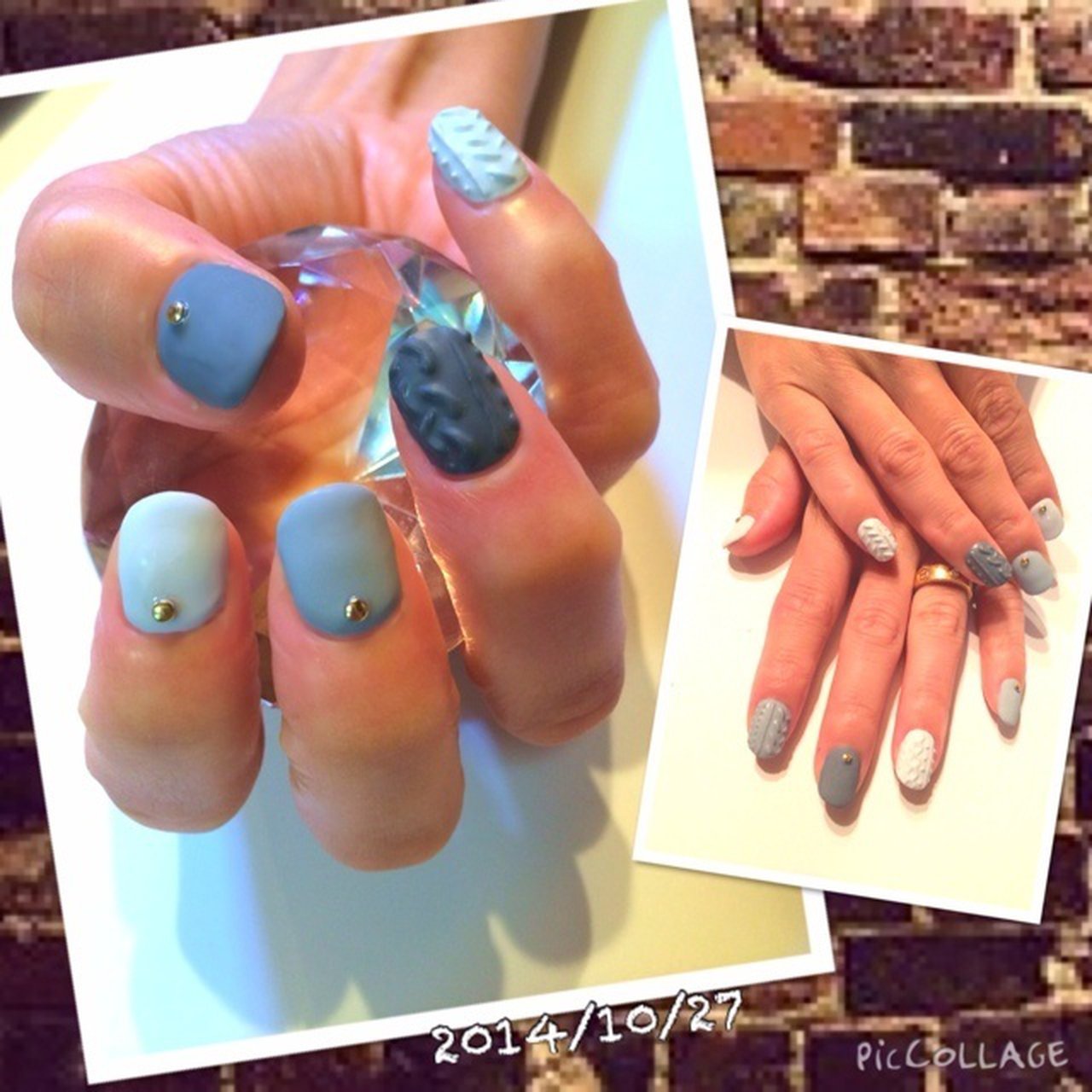 冬 ハンド アイシング グレー ジェルネイル Ryo のネイルデザイン No ネイルブック