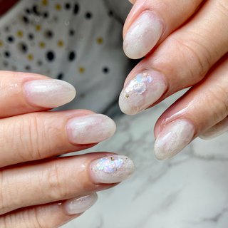 アイボリーのネイルデザイン ネイルブック